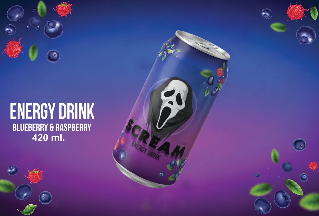 Energy drink can design