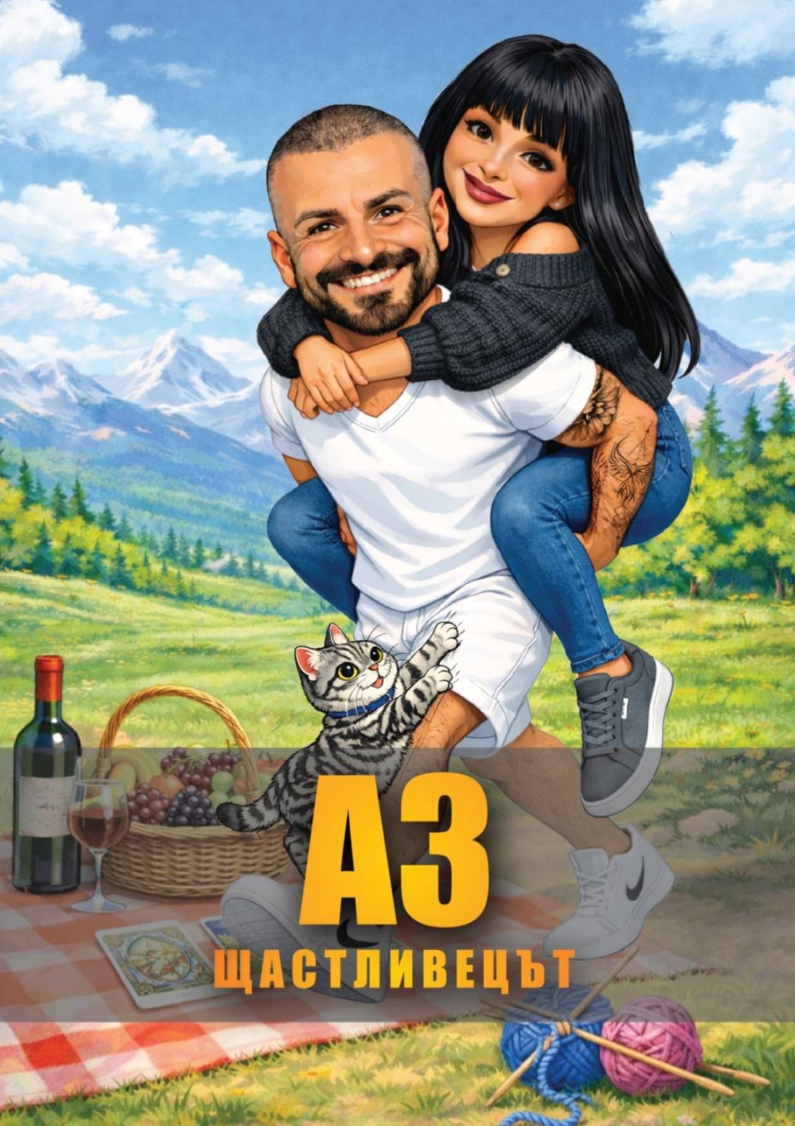 Personalized Valentine's illustration