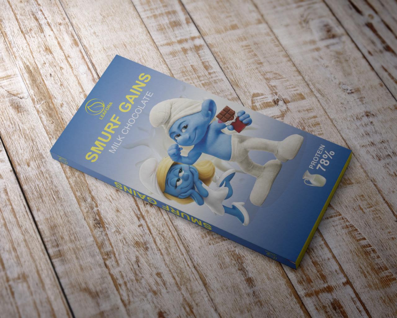 Protein chocolate packaging design